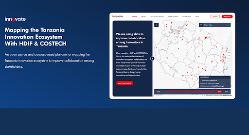 Innovation Ecosystem Map : Mapping the Tanzania  Innovation Ecosystem With HDIF & COSTECH